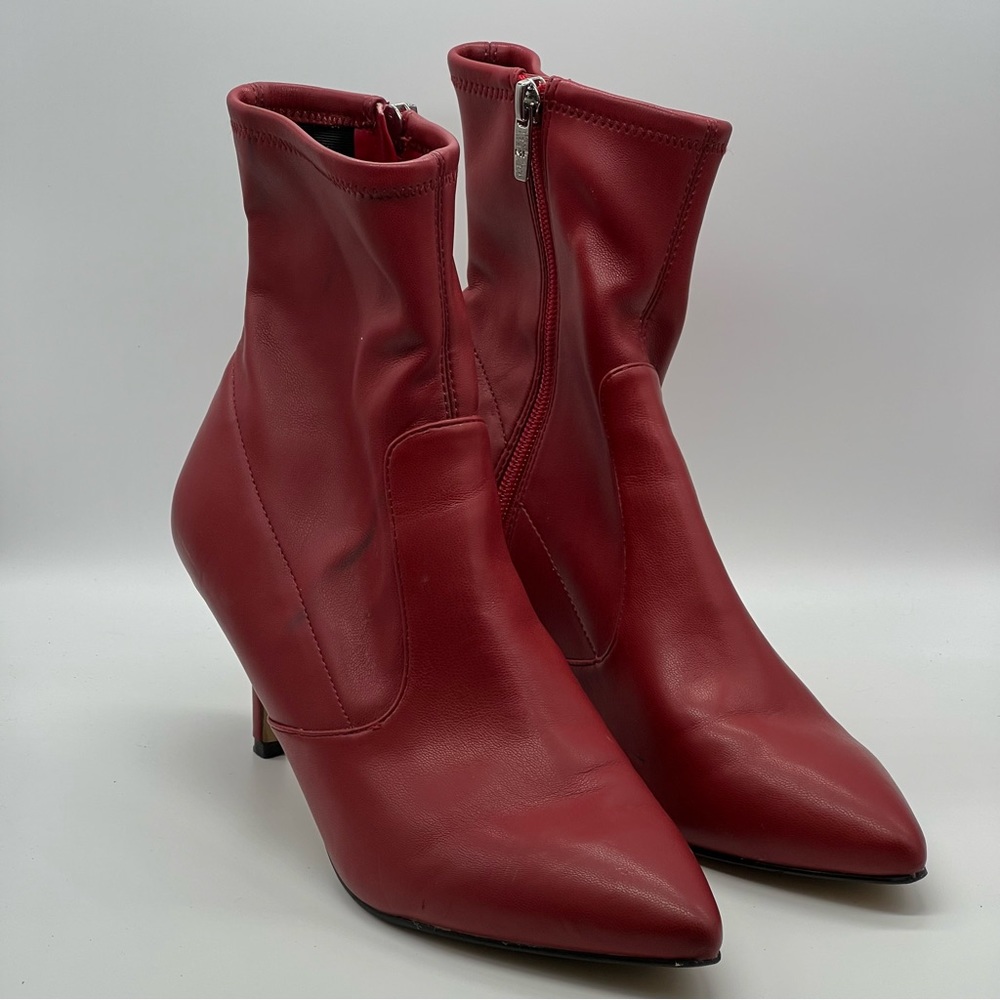 Marc Fisher Red Heeled Boots